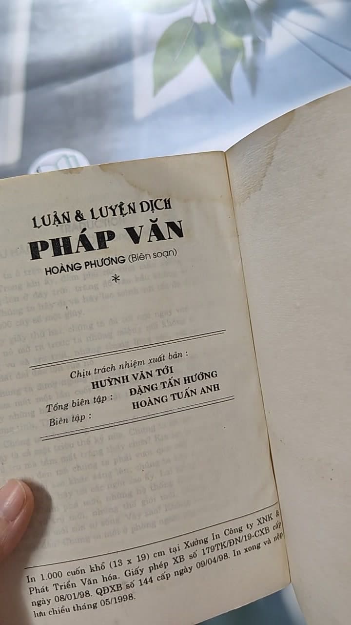 Luận & Luyện Dịch Pháp Văn 16