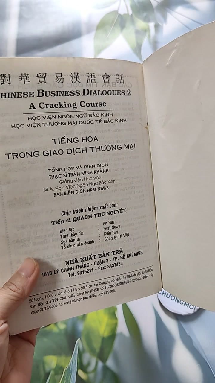 Chinese Business Dialogues - A Cracking Course Book Two (Hoa - Anh - Việt) 16
