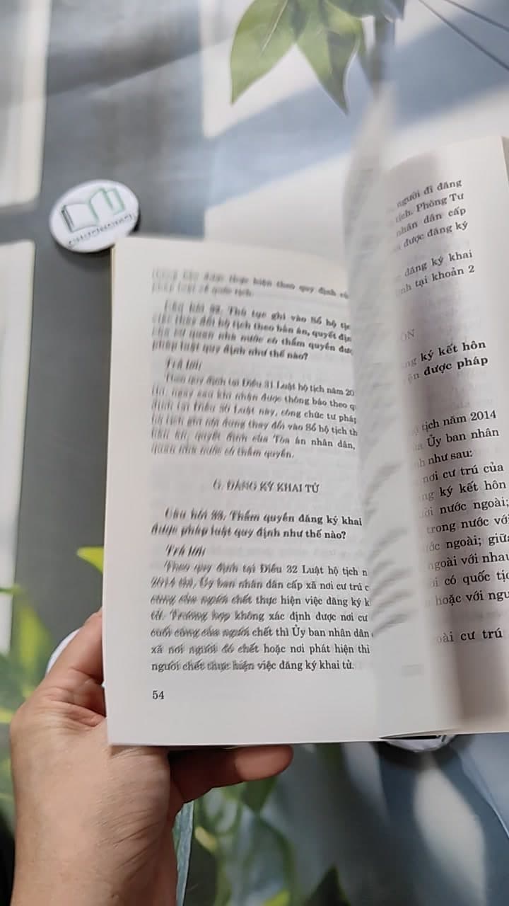 Tìm Hiểu Luật Hộ Tịch 9