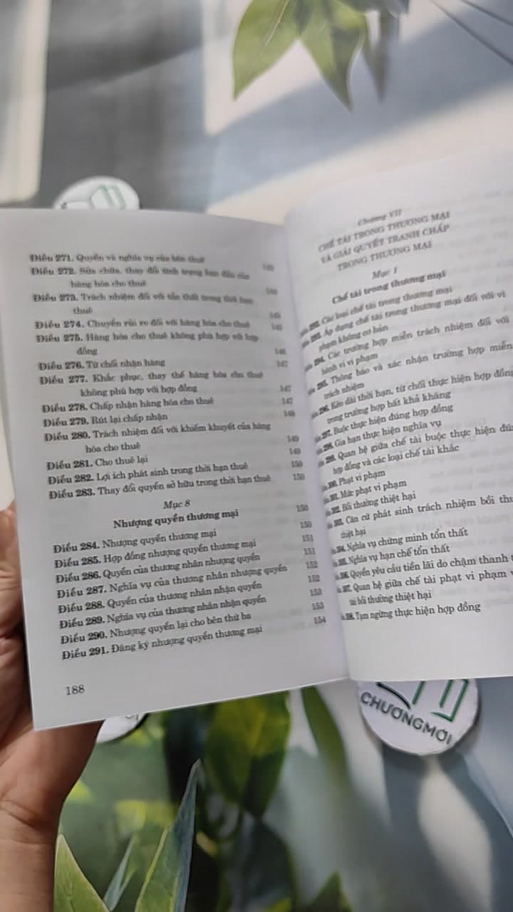 Luật Thương Mại Hiện Hành Sửa Đổi Năm 2017 , 2019 16
