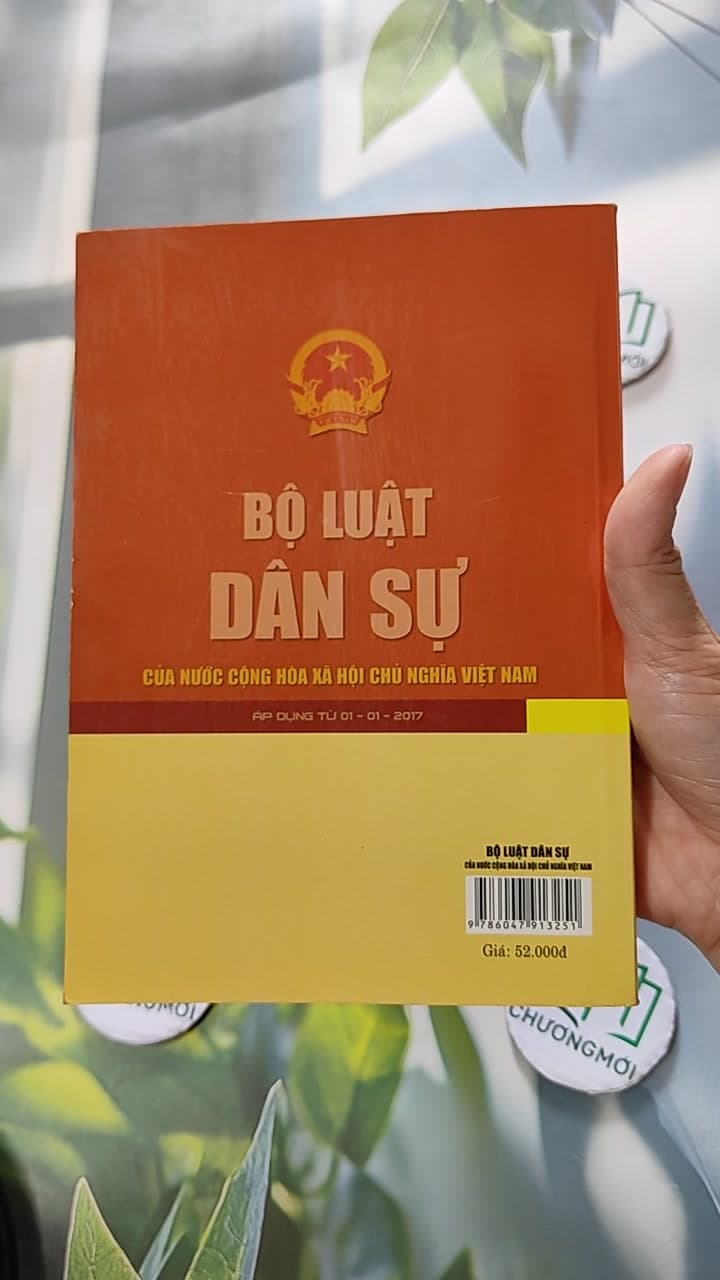 Bộ Luật Dân Sự Của Nước Cộng Hòa Xã Hội Chủ Nghĩa Việt Nam 17