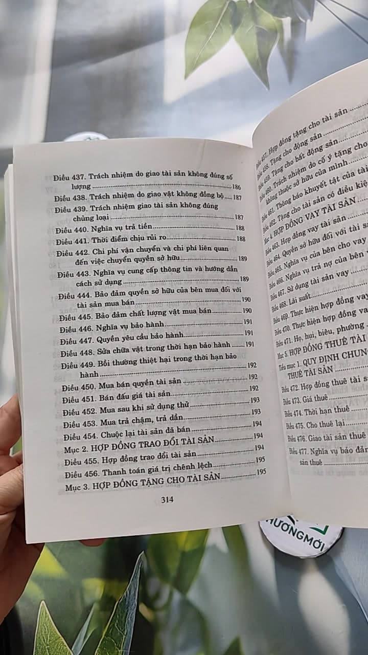 Bộ Luật Dân Sự Của Nước Cộng Hòa Xã Hội Chủ Nghĩa Việt Nam 10