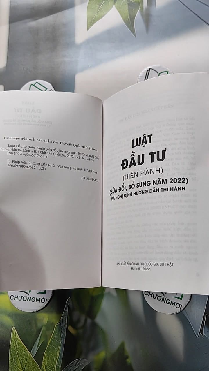 Luật Đầu Tư Hiện Hành (Sửa Đổi, Bổ Sung Năm 2022) Và Nghị Định Hướng Dẫn Thi Hành 9