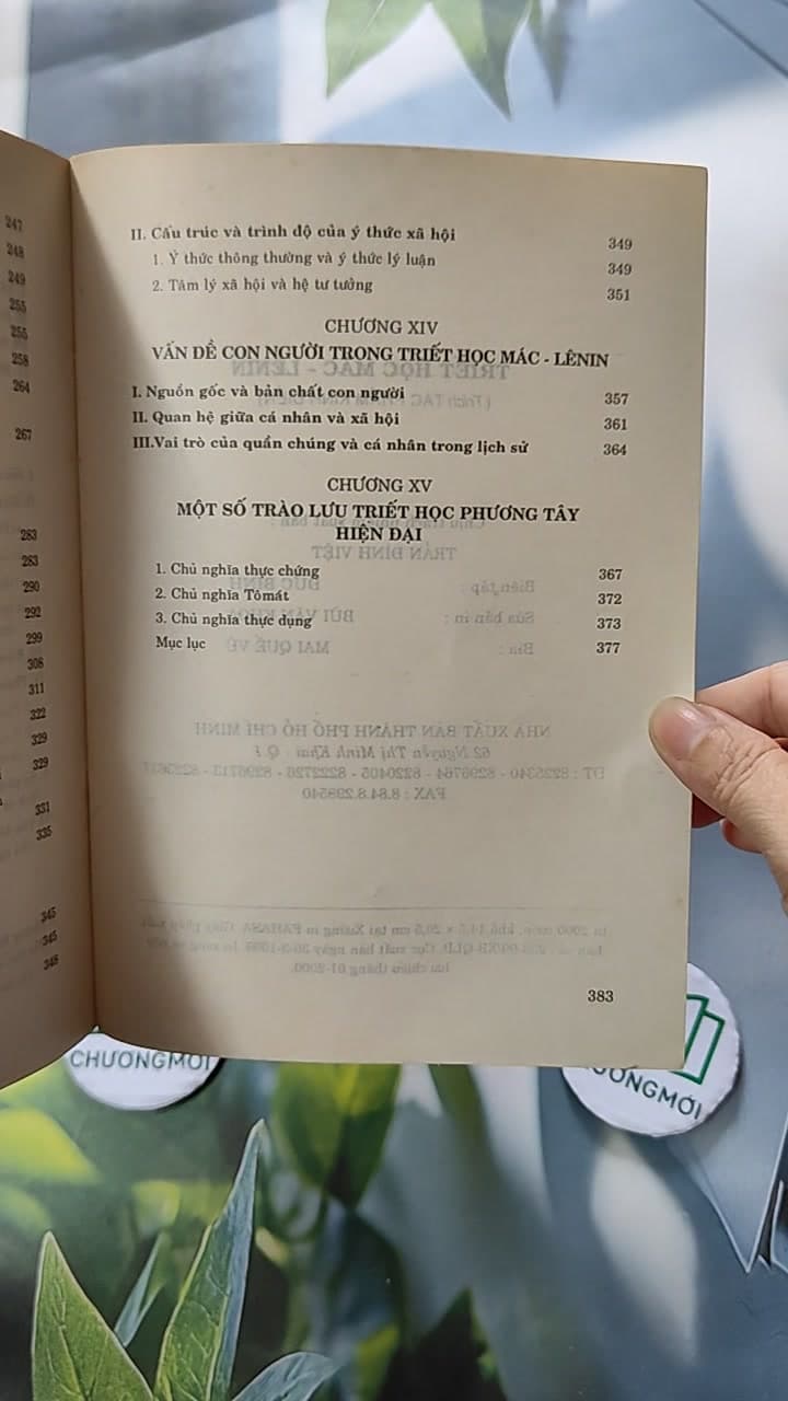 Triết Học Mác - Lênin (Trích Tác Phẩm Kinh Điển theo Chương Trình Quốc Gia) 16
