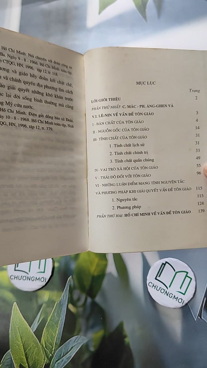 Trích Tác Phẩm Của C. Mác - Ph. Ăng-Ghen, V.I. Lê-Nin Và Hồ Chí Minh Về Vấn Đề Tôn Giáo 15