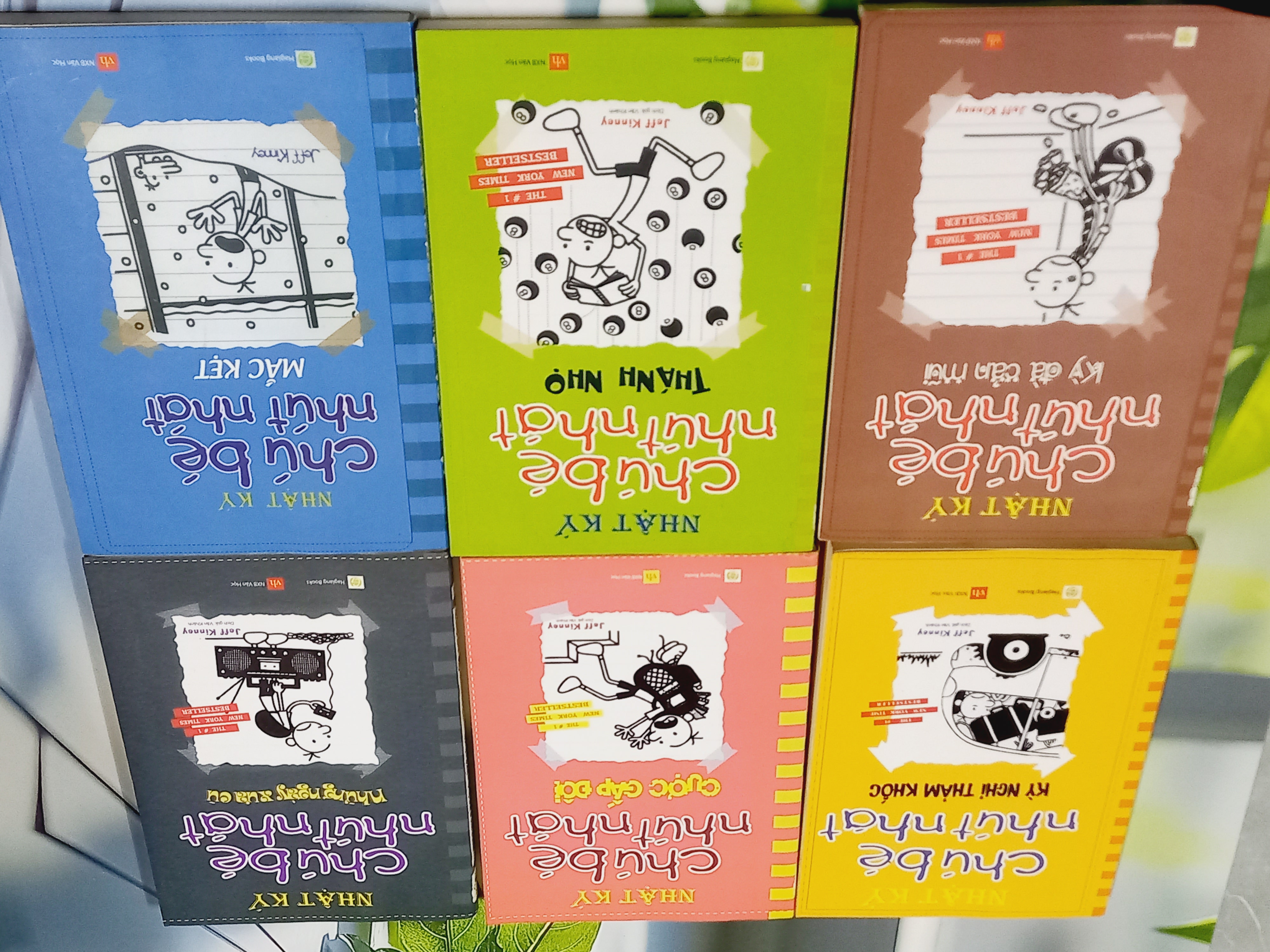 combo Nhật ký Chú Bé Nhút Nhát (tập 6, 7, 8, 9, 10, 11)